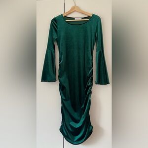My Bump Maternity Dress | Size Medium | Emerald Green